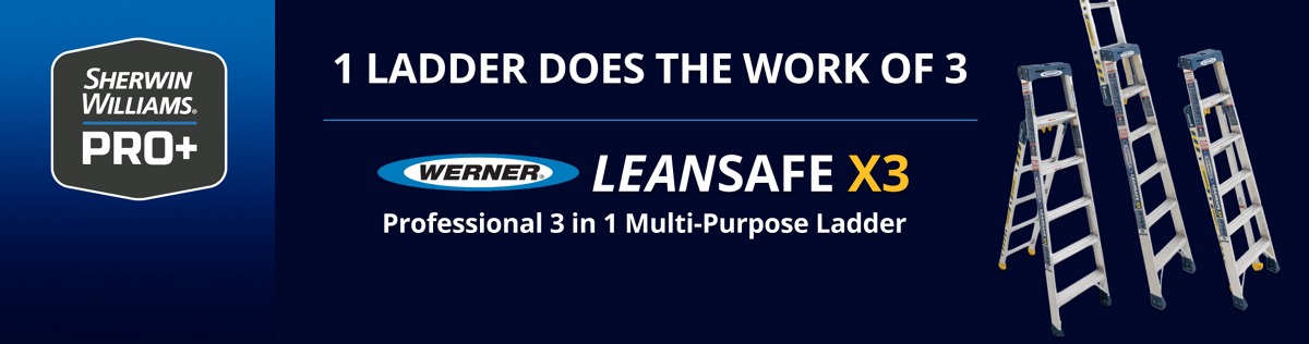 Werner LEANSAFE X3. Professional 3 in 1 Multi-Purpose Ladder.