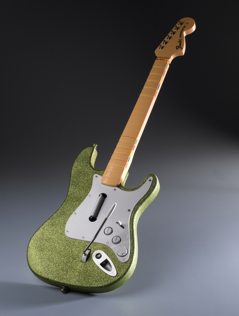 Rockstar Glitter Guitar Controller Project, Spray Paint Projects Krylon