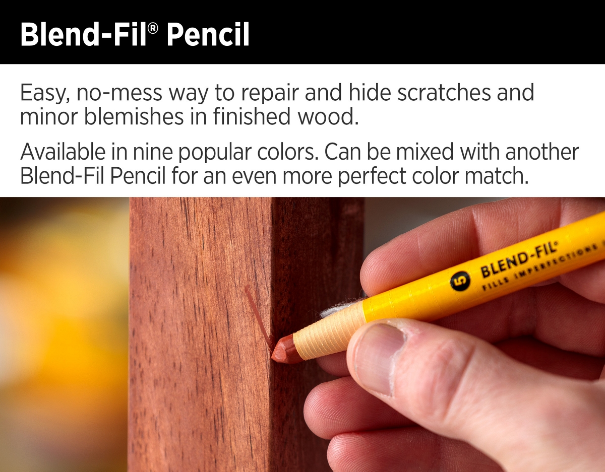 Easily Repair Wood Scratches with Minwax Blend-Fil Pencil