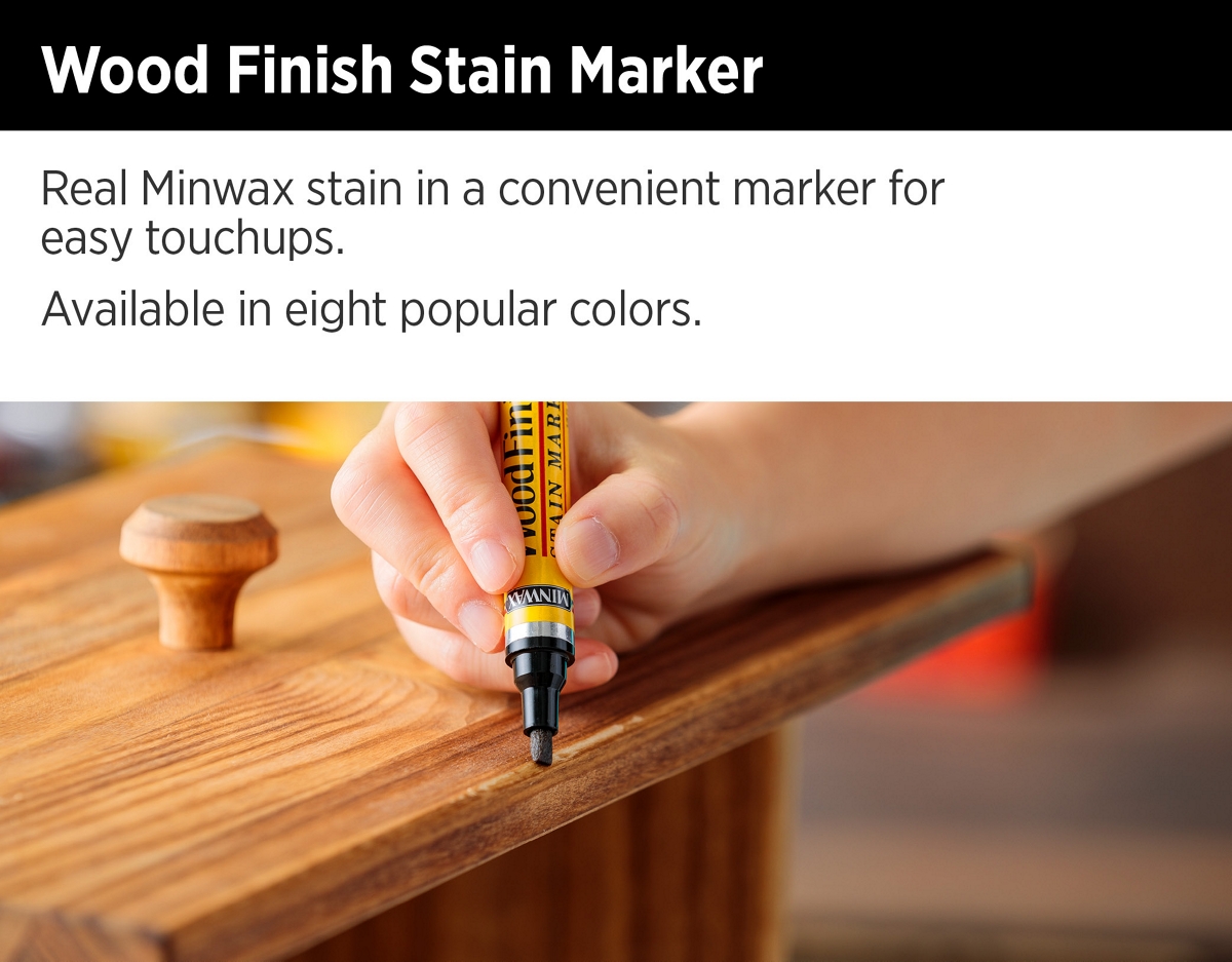 Minwax Wood Finish Red Mahogany Stain Marker in the Wood Stain, Red
