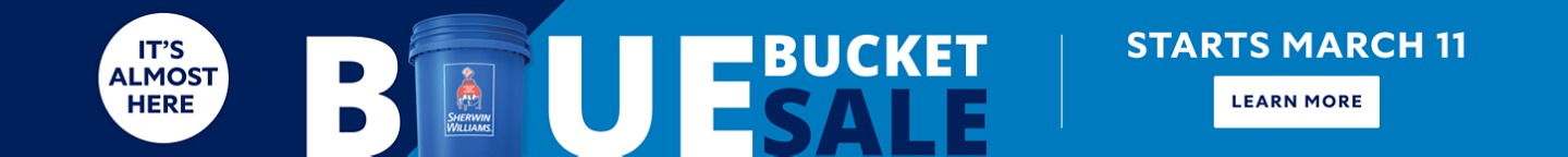 Blue Bucket Sale starts March 11. Learn More