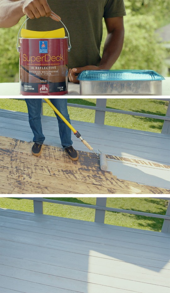 How To Prep And Stain An Old Deck