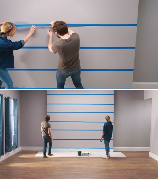 How To Paint Perfect Wall Stripes