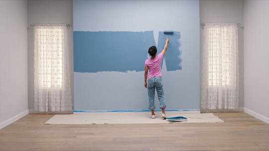 How to Paint an Ombre Accent Wall