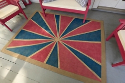 How to paint an indoor rug