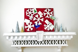 Snowflake Holiday Card Display project