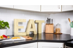 Kitchen "eat" sign project
