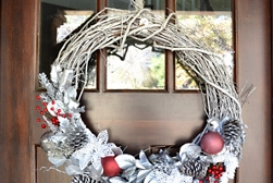 Holiday Texture Grapevine Wreath