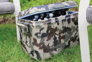 Plastic Cooler featuring Camouflage Paint made with Fusion for Plastic®