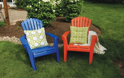 How to paint plastic lawn chairs 