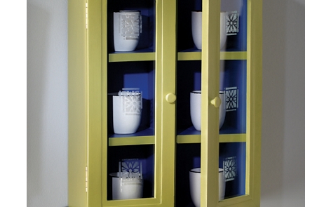 Frosted Glass Wall Cupboard