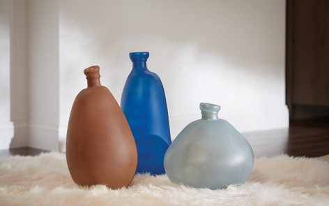 Sea Glass Vases