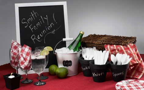 Summertime Entertaining with Chalkboard Paint