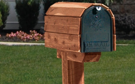 Wooden Mailbox