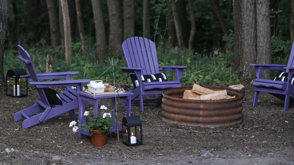 Purple adirondack chairs hot sale