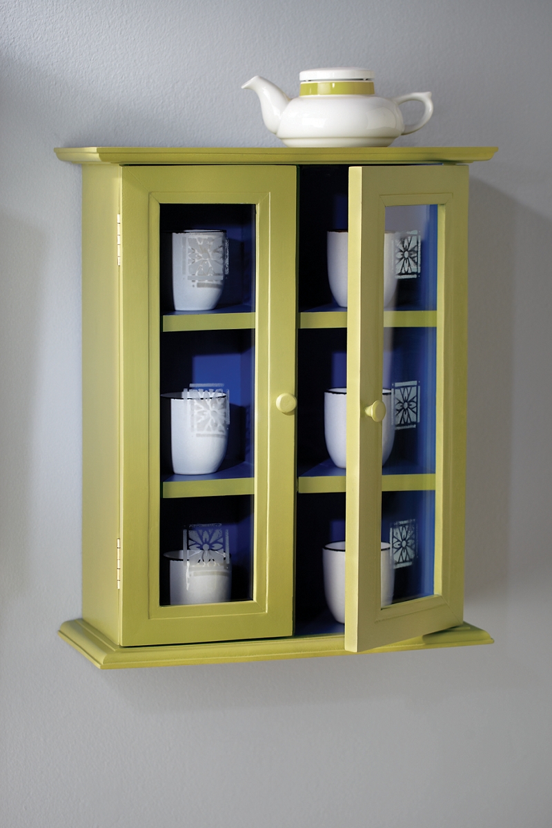 Frosted Glass Wall Cupboard, Glass, Spray Paint Projects Krylon