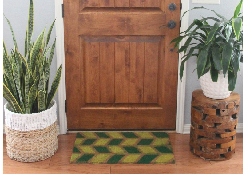 Geometric Doormat Project, Home Décor Spray Paint Projects Krylon