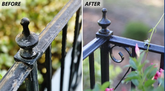 How To Paint Exterior Railing Sherwin, Repaint Outdoor Metal Railing