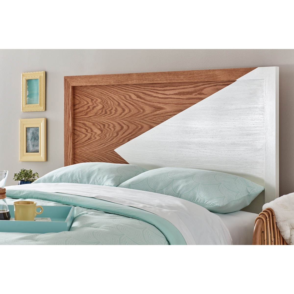 Metallic Color Block Headboard, Furniture Spray Paint Projects |Krylon