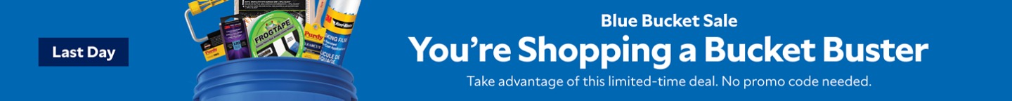 Last Day. Blue Bucket Sale. You're Shopping a Bucket Buster. Take Advantage of this Limited-Time Deal. No Promo Code Needed.