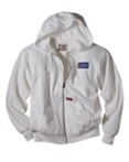 Dickies White Thermal-Lined Hooded Fleece Jacket (SW Logo)