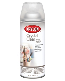 clear acrylic paint crystal spray gloss krylon coating zoro oz finish resistant sherwin protective 1303