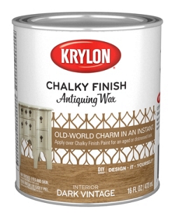 Chalky Finish Dark Antiquing Wax