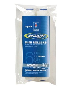Sherwin Williams Contractor Series Blue Knit 1/2" Nap 6" Mini Rollers QTY 2 
