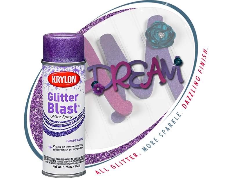 Krylon Glitter Blast Glitter Spray Paint Krylon